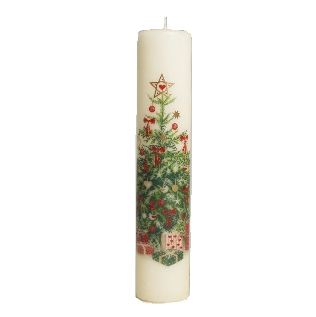 Advent Candle, Scandinavian Christmas Tree image 0